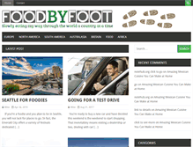 Tablet Screenshot of foodbyfoot.com